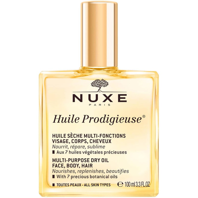Nuxe Huile Prodigieuse® Multi Usage Dry Oil for Face, Body, Hair - 100 ml