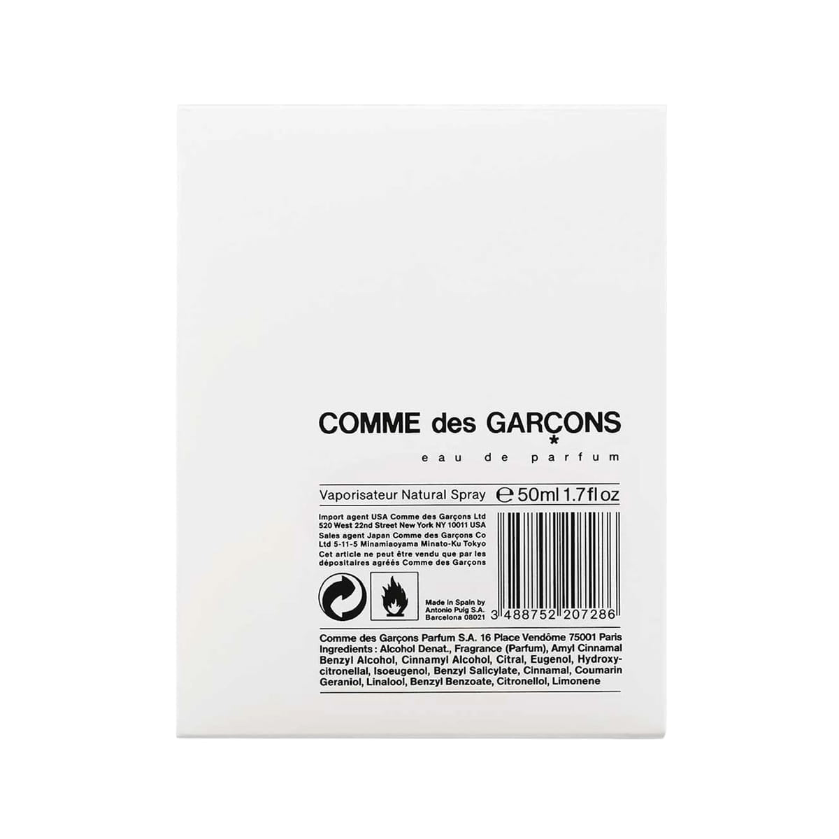 Comme des Garcons Original CDG Eau de Parfum 50 ml – Beautyhabit