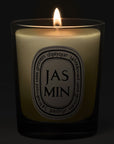 Diptyque Jasmin Candle - lit candle shown