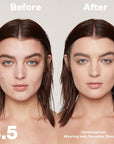 Kosas Cosmetics Revealer Concealer Super Creamy + Brightening (Tone 3.5) before/after on face