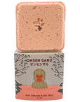 Onsen Saru Hot Spring Bath Fizz - product on top of package