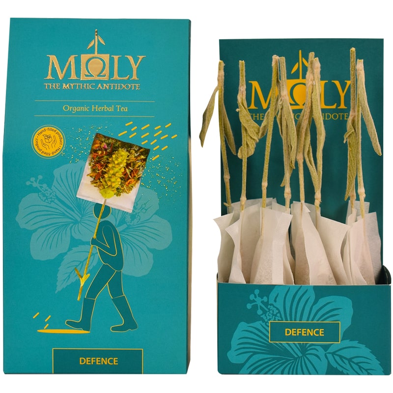 MOLY The Mythic Antidote Defence Organic Herbal Tea (10 bags)