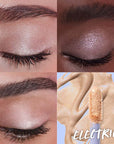 Kosas Cosmetics 10-Second Eyeshadow - Electric -close up eye