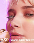 Kosas Cosmetics 10-Second Eye Gel Watercolor –Fiery close up