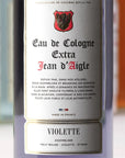 Jean d'Aigle Eau de Cologne – Violet - close up of bottle label