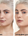 Kosas Glow I.V. Vitamin-Infused Skin Enhancer - Revive - before and after photo