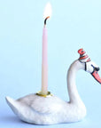 Camp Hollow Swan Cake Topper (1 pc)