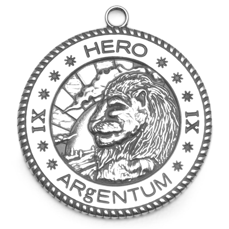 Argentum Apothecary Hero Eau de Parfum - Silver talisman front