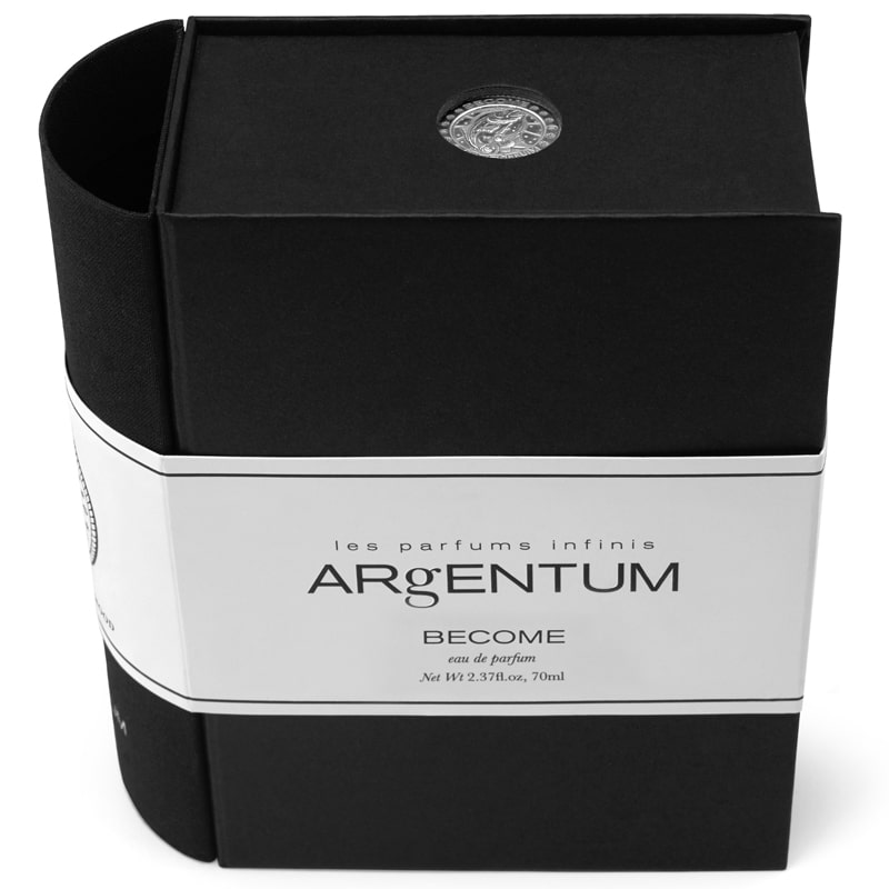 Argentum Apothecary Become Eau de Parfum - top down view of box