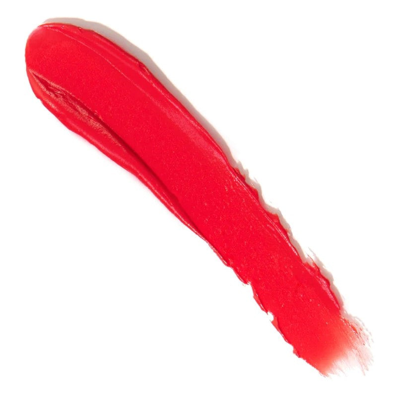 Pley Beauty Festival Flush Lip & Cheek Tin - Chuparosa - Product smear showing color
