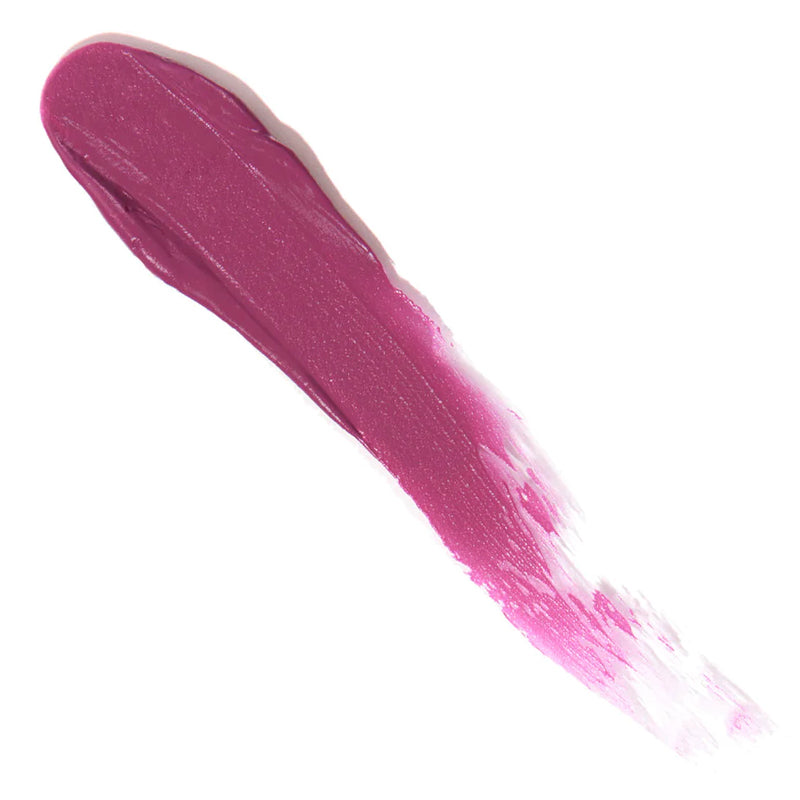 Pley Beauty Festival Flush Lip & Cheek Tin - Plum Springs - Product smear showing color