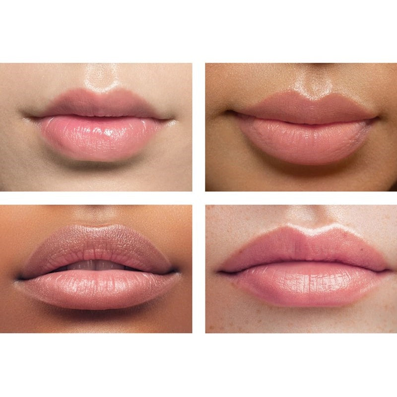 Artifact Soft Sail Blurring Tinted Lip Balm - Apres Swim - Product shown applied to models of different skin tones