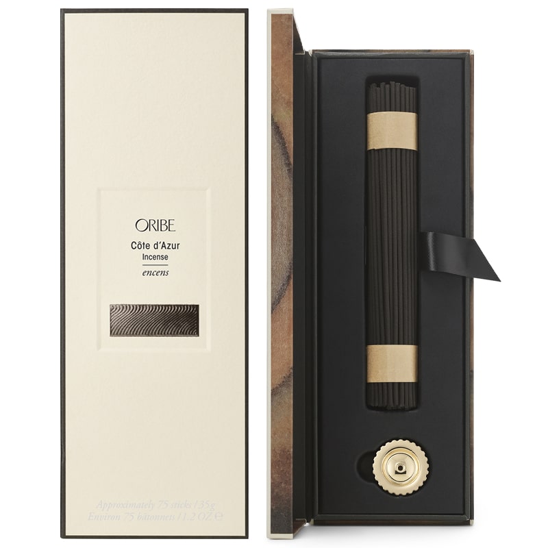 Oribe Cote d&#39;Azur Incense (75 sticks) with incense holder and box