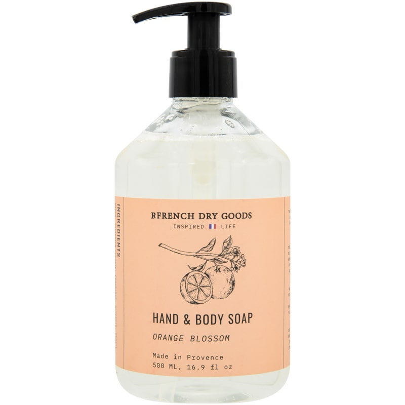 French Dry Goods Hand &amp; Body Soap – Orange Blossom (500 ml) 