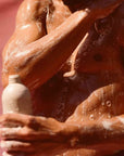 Flamingo Estate Organics Euphoria Body Wash- Male moedl with product on body