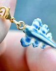 Camp Hollow Exotic Trail of Treasures Charm & Bracelet Set - Blue dragon charm