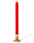 Trudon Chiselled Candlestick Holder - Product shown with candle in holder