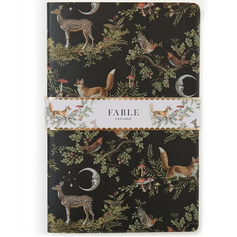 Fable England A Night's Tale Woodland Notebook Set - Front of set shown