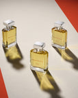 Ormonde Jayne Tolu Eau de Parfum - lifestyle photo of 3 bottles