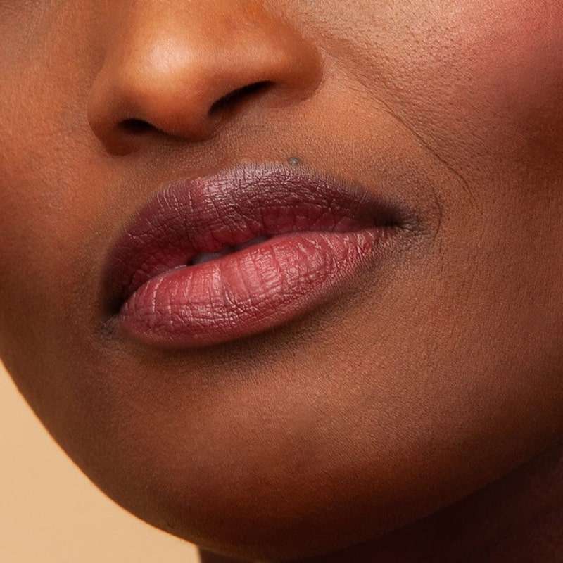 Flyte.70 S+S.LipSheer Tinted Lipstick Balm - Wishing Well on model&#39;s lips