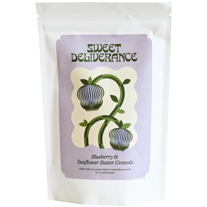 Sweet Deliverance Blueberry &amp; Sunflower Butter Granola (9.5 oz)
