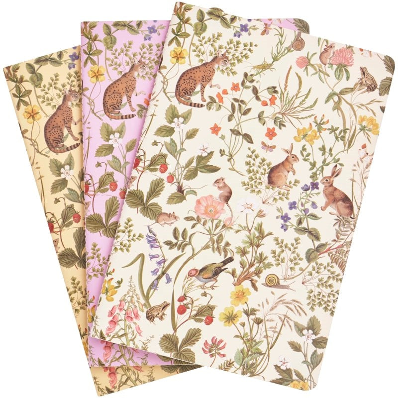 Fable England Meadow Creatures Notebooks (3 pcs) 