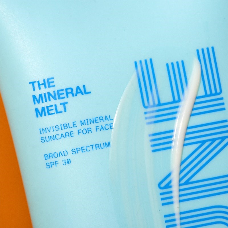 DUNE Suncare The Mineral Melt - Product smear showing color/texture