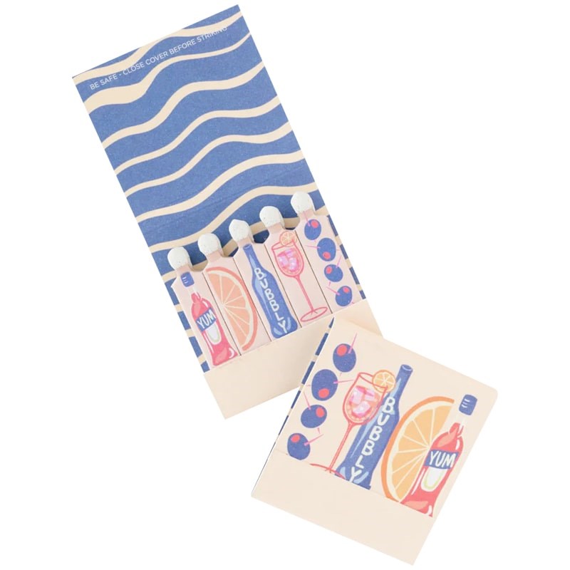 One &amp; Only Paper Spritz Italian Summer Printed 10 Steam Matchbook (1 book)