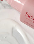 Frenava Emollient Cream - Closeup of product smear with bottle