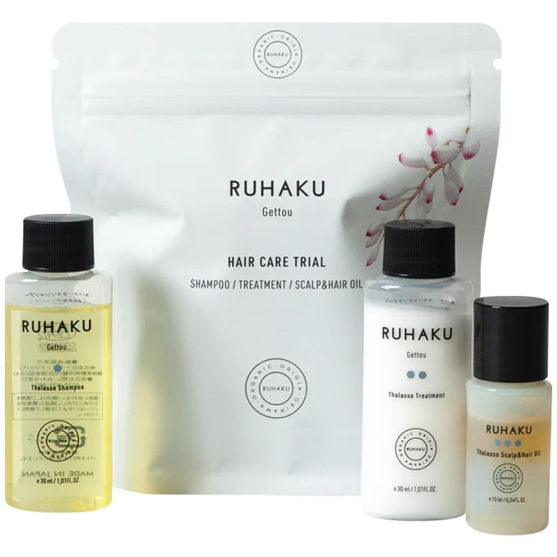 Ruhaku Hair Care Trial &amp; Travel Set (3 pcs)