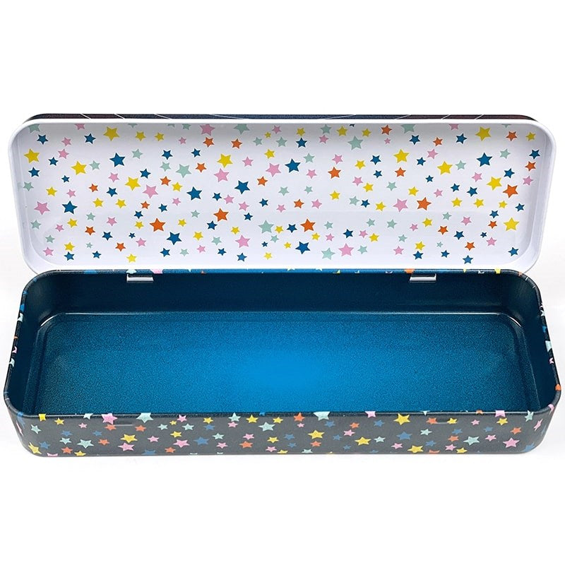 Smarty Pants Paper Solar System Pencil Box - Product shown with lid open
