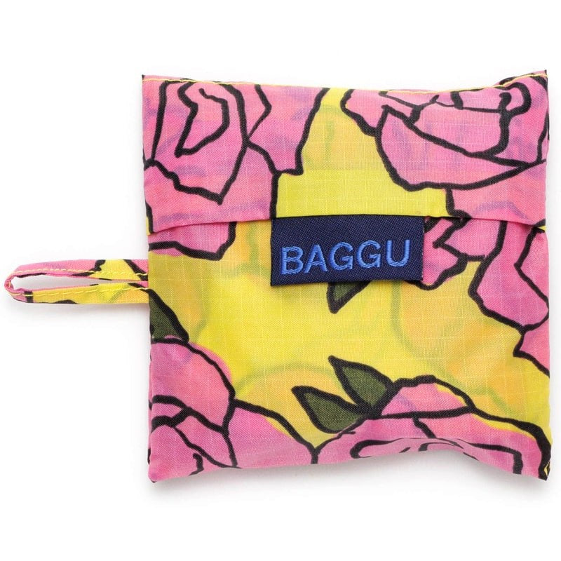 Baggu Baby Baggu - Rose - Closeup of product folded up
