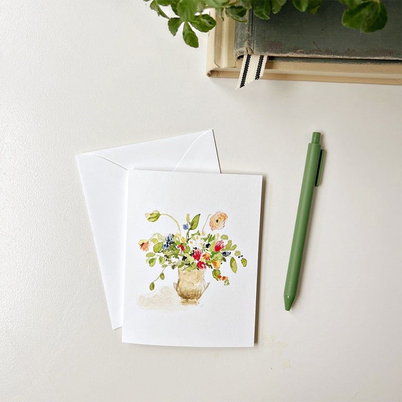 Emily Lex Studio Bouquet Notecards - Product shown on white table
