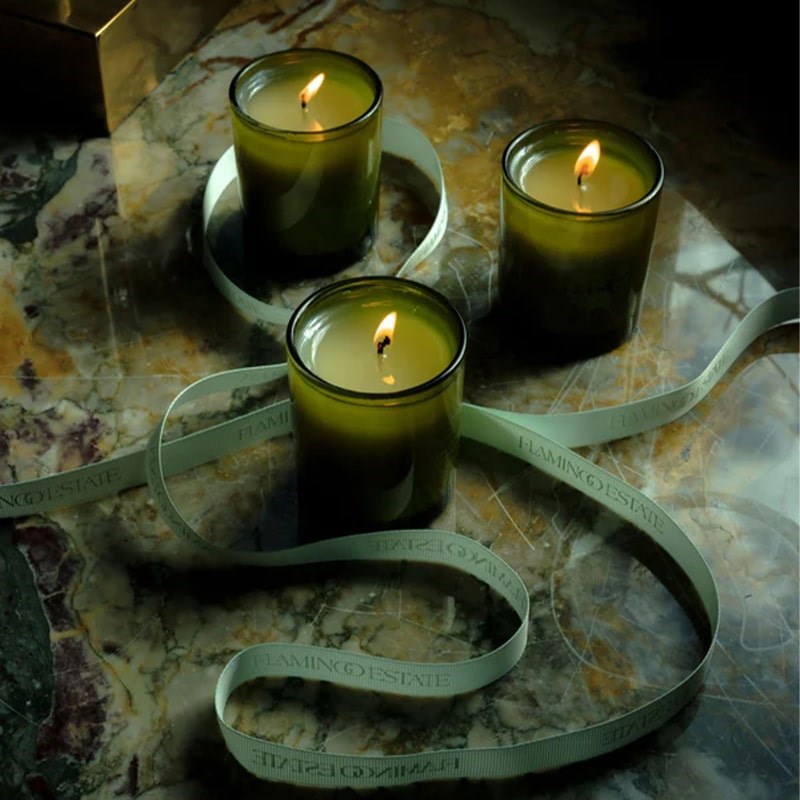 Flamingo Estate Organics - Mini Three Sisters Candle Set – Beautyhabit