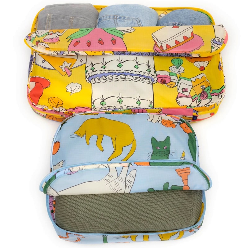 Baggu Large Packing Cube Set - Still Life – Beautyhabit
