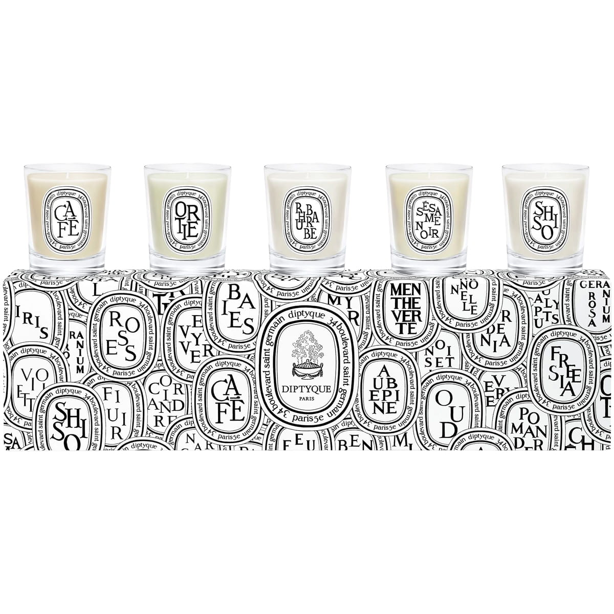 Diptyque Limited Edition Set of Five Mini Candles (5 pcs
