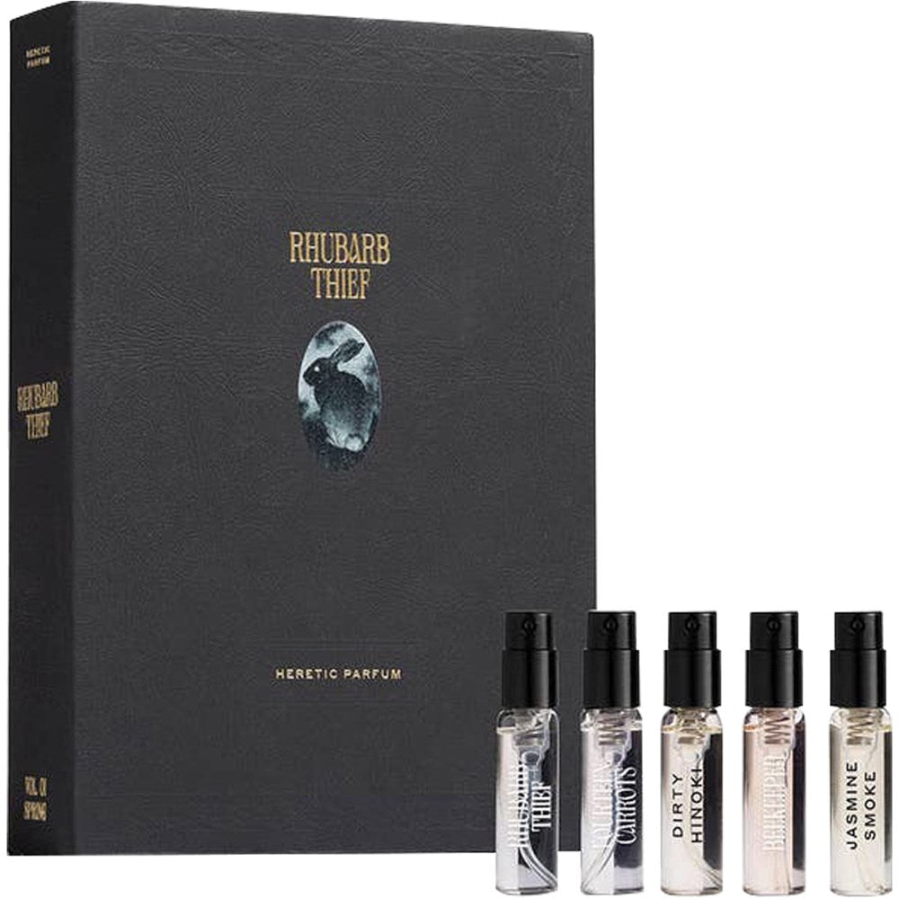 Heretic Parfum | ルバーブ シーフ ディスカバリーセット Heretic Parfum Rhubarb Thief Discovery Set (5 x 2 ml) – Beautyhabit