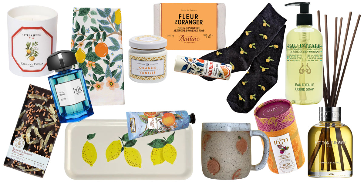 A selection of products from our Citrus Season Collection Page