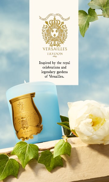 Trudon imagined an emblematic collection inspired by the royal celebrations and legendary gardens of Versailles.
