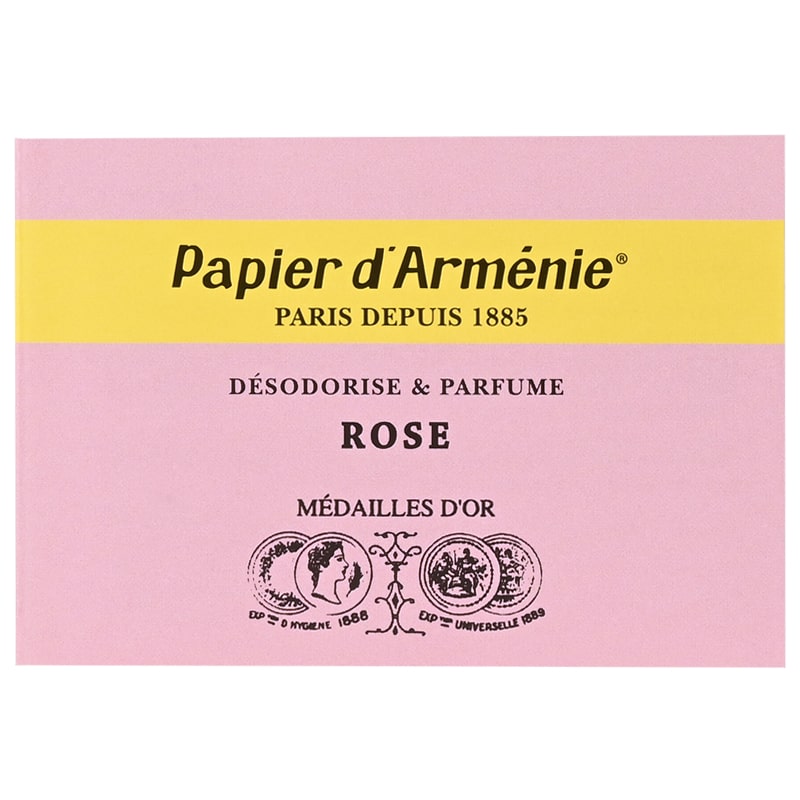 Papier d'Arménie® La Rose : Papier d'Arménie PAPIER D'ARMÉNIE maison -  botanic®