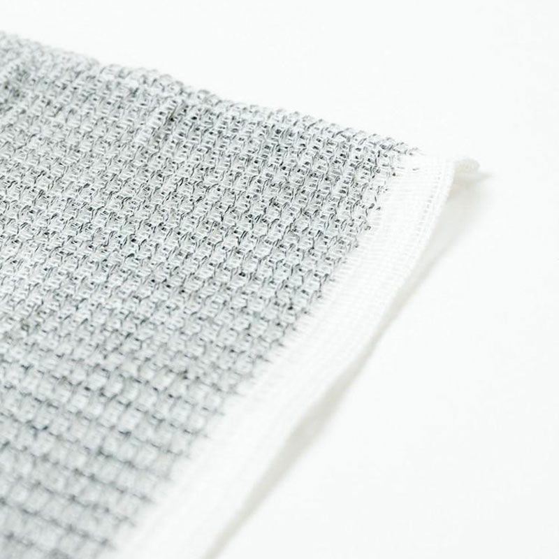 Morihata Binchotan Body Scrub Towel weave close-up