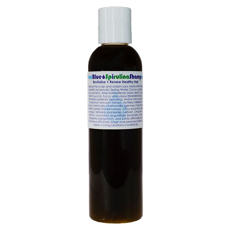 Living Libations True Blue Spirulina Shampoo 120 ml – Beautyhabit