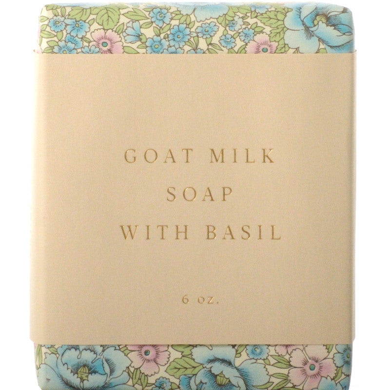 Saipua Soaps Goat Milk Soap with Basil 