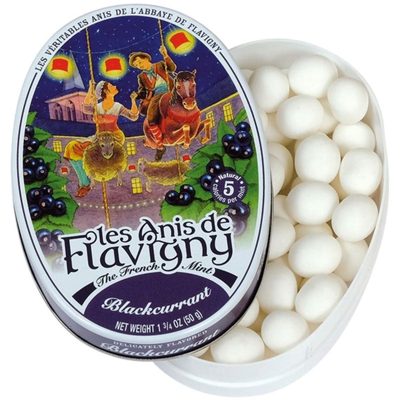 Les Anis de Flavigny Blackcurrant Flavored Hard Candy (50 g)