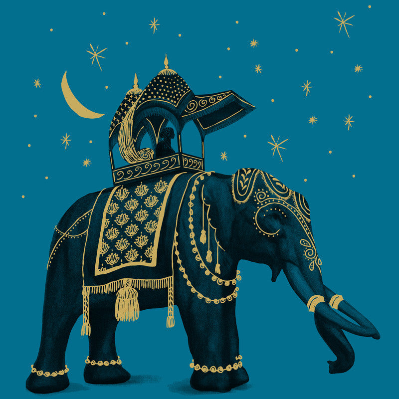 Lubin Kismet Eau de Parfum symbol - elephant against night sky