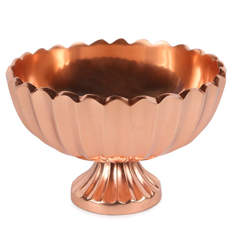 The Floral Society Copper Vase - Small angled