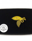 Macon & Lesquoy Hand Embroidered Bee Pin in open box