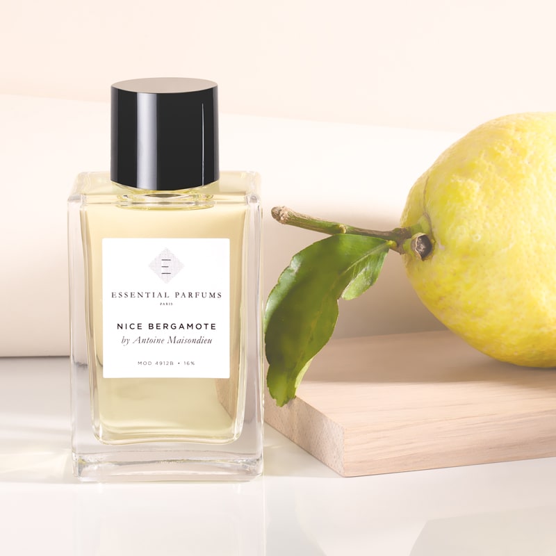 Essential Parfums Nice Bergamote Perfume by Antoine Maisondieu pictured with primary note
