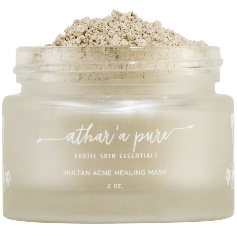 Athar’a Pure Multan Acne Healing Mask open jar