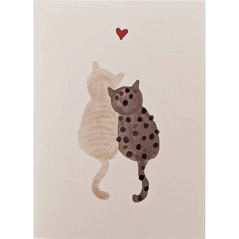 Mimi &amp; August Purrfect Love Greeting Card